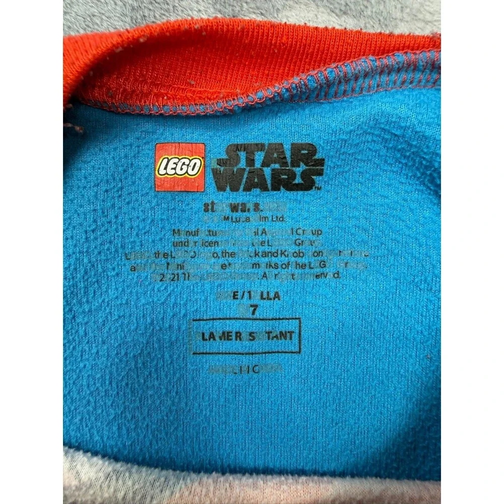 Lego Star Wars Darth Vader Pajama Shirt Size Kids 6/7